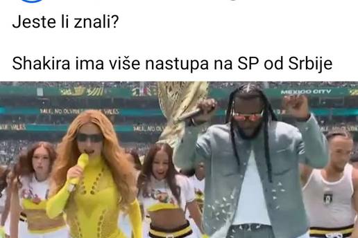 FOTO Najbolje fore s otvaranja SP-a: Shakira ima vi&scaron;e nastupa od Srbije, a &Ccaron;esi su zaglavili