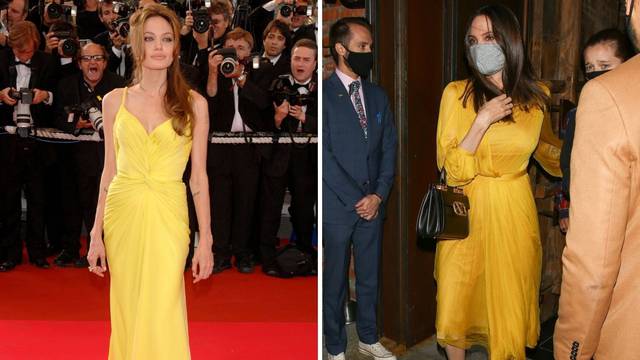 Angelina Jolie voli tonove žute