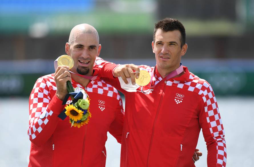 Rowing - Men's Pair - Medal Ceremony