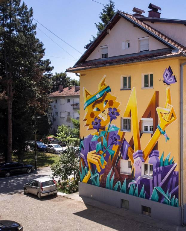 FOTO Grad pretvoren u galeriju: Pogledajte predivne murale na kućama i zgradama u Čačku