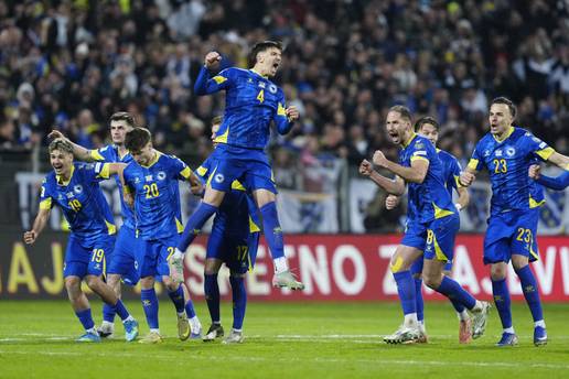 BiH - Italija 1-1 (4-1): 'Take me to America'! 'Zmajevi' idu na SP!