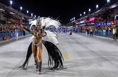 Carnival magic descends on Rio as second night of elite samba schools lights up the Sambadrome, in Rio de Janeiro