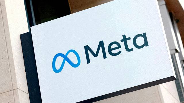 FILE PHOTO: The logo of Meta Platforms' business group