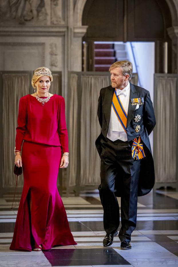 King Willem-Alexander and Queen Maxima Diplomatic Corps Diner