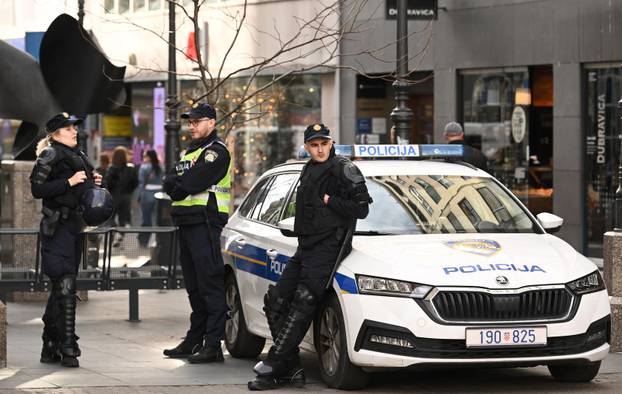 Zagreb: Centar grada prepun policije