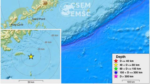 Potres od 6,5 pogodio Aljasku, nema opasnosti od tsunamija