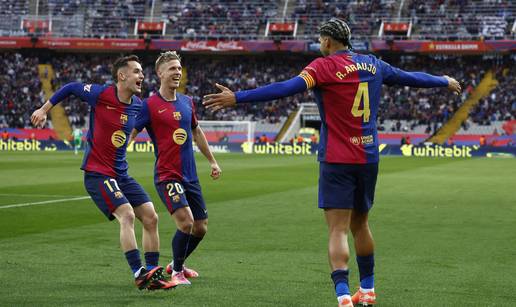 Barca uz dvije asistencije Olma zasjela na vrh! Sučić nije igrao