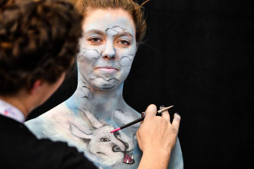 Zagreb: Prvenstvo Hrvatske u bodypaintingu odrÅ¾ano u sklopu Beauty & Hair Expo