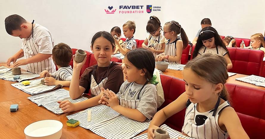 Uz potporu Favbet Foundationa održana je besplatna radionica keramike za ukrajinsku djecu
