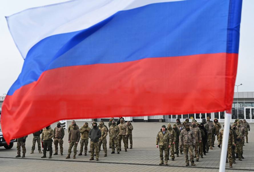 Russian soldiers fighting in Ukraine receive new vehicles in Rostov-on-Don