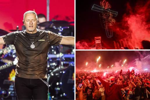 Završio je veliki koncert Marka Perkovića Thompsona u Sinju