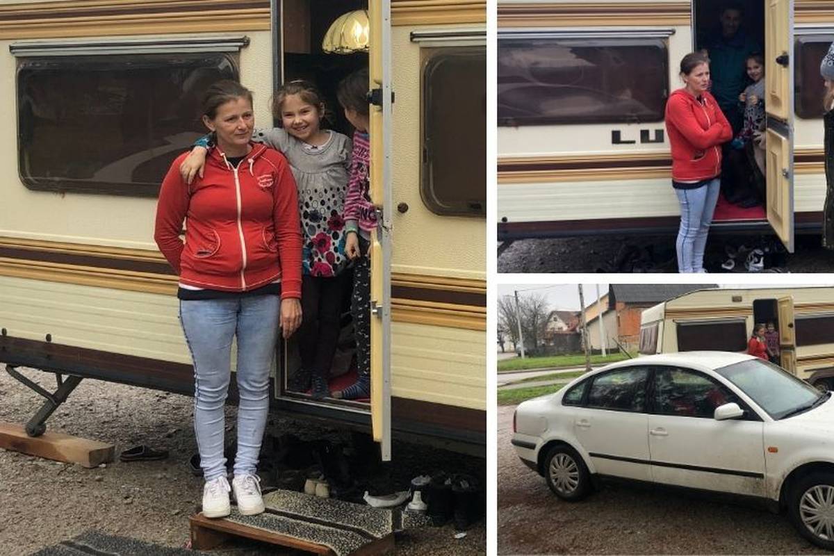 Obitelji iz auta stiže kontejner pa su kamp kućicu poklonili: 'Znam da je i drugima teško'