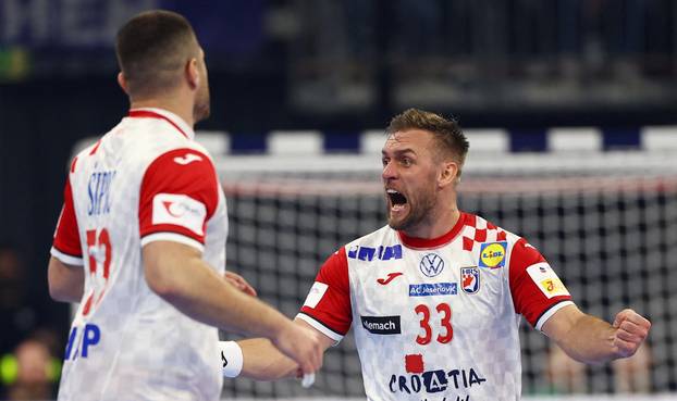 EHF 2024 Men's European Handball Championship - Preliminary Round - Group B - Spain v Croatia
