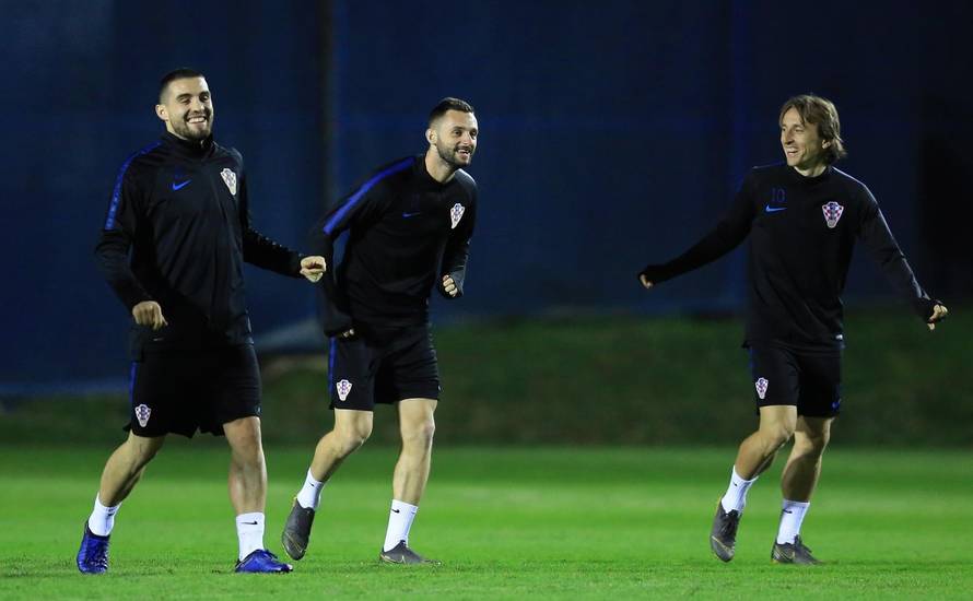 Zagreb: Hrvatska nogometna reprezentacija odradila trening