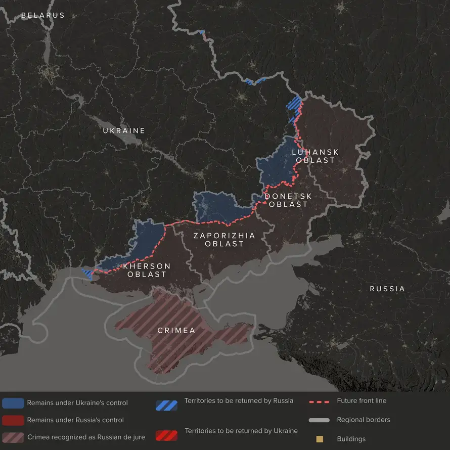 Evo kako će Ukrajina izgledati nakon što ju rascjepkaju Trump i Putin. Karte su neumoljive