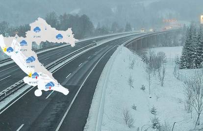 Snijeg u gorju stvara probleme, sutra će ga biti posvuda. Evo što nas očekuje kroz vikend