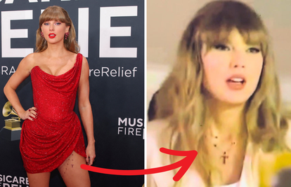 'T' za Travisa? Taylor Swift opet nosila isti lančić s dodjele Grammyja, ovaj put oko vrata