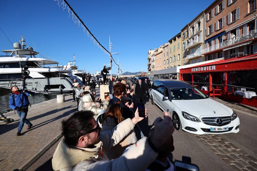Funeral of late French film icon Brigitte Bardot in Saint-Tropez
