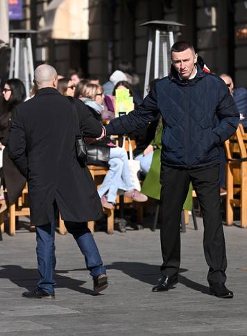 EKSKLUZIVNO Zagreb: Josip Dabro i Ivan Penava razgovarali su u centru grada 