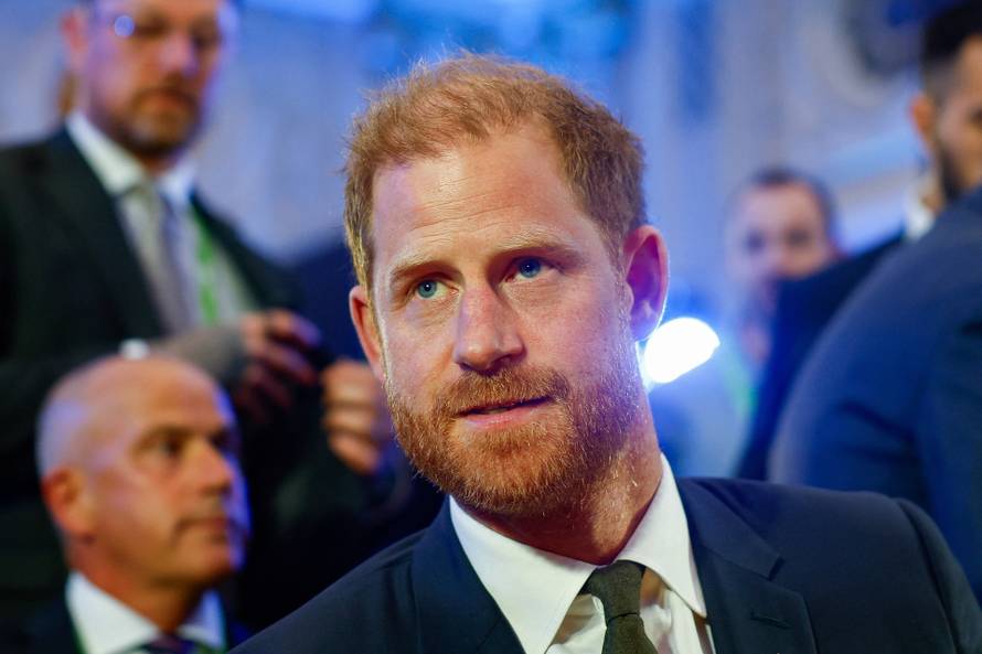Britain's Prince Harry visits Ukraine