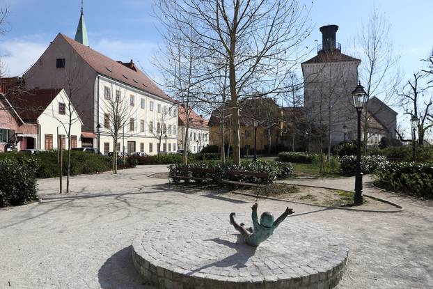 Prazan zagrebački Gornji grad