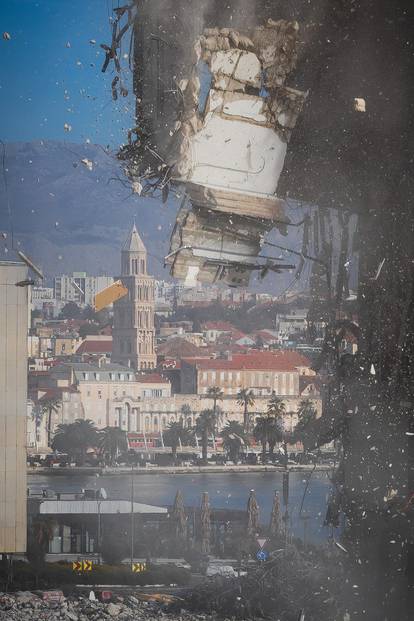 FOTO Hotel Marjan u Splitu ruši se kao kula od karata! Evo što je ostalo od kultnog hotela