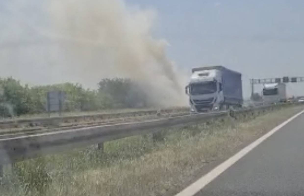 VIDEO Požar na A3 u Zagrebu