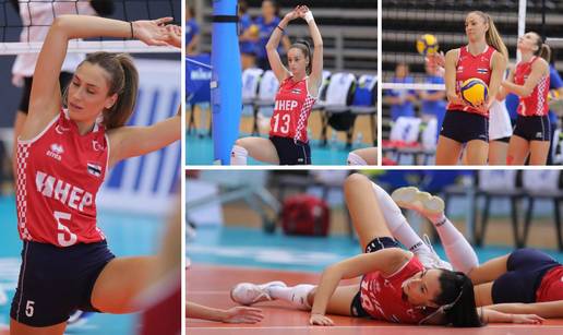FOTO Kad one krenu, sve stane: Pogledajte kako se zagrijavaju najbolje hrvatske odbojkašice