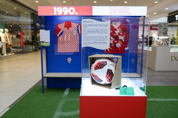 Zagreb: Izložba povodom 35 godina Hrvatskog nogometnog saveza 