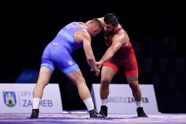 Zagreb: Svjetsko prvenstvo u hrvanju, polufinale, slobodni stil, muškarci, 125kg, Giorgi Meshvildishvili - Robert Baran
