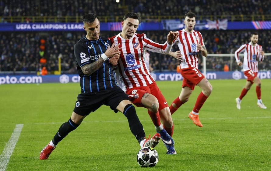 UEFA Champions League - Play Off - First Leg - Club Brugge v Atletico Madrid
