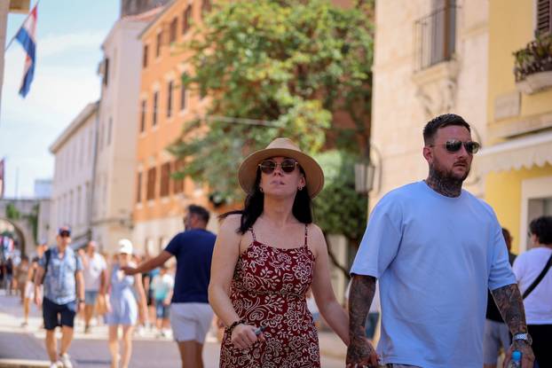 Zadar: Subotnja špica u centru grada