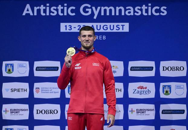 Zagreb: Illia Kovtun osvojio zlato u ručama na Europskom prvenstvu u gimnastici 2026.