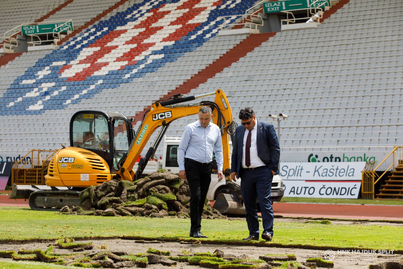 Gattuso i Dalić mogu odahnuti, Hajduk je u reprezentativnoj stanci obnovio travu na Poljudu