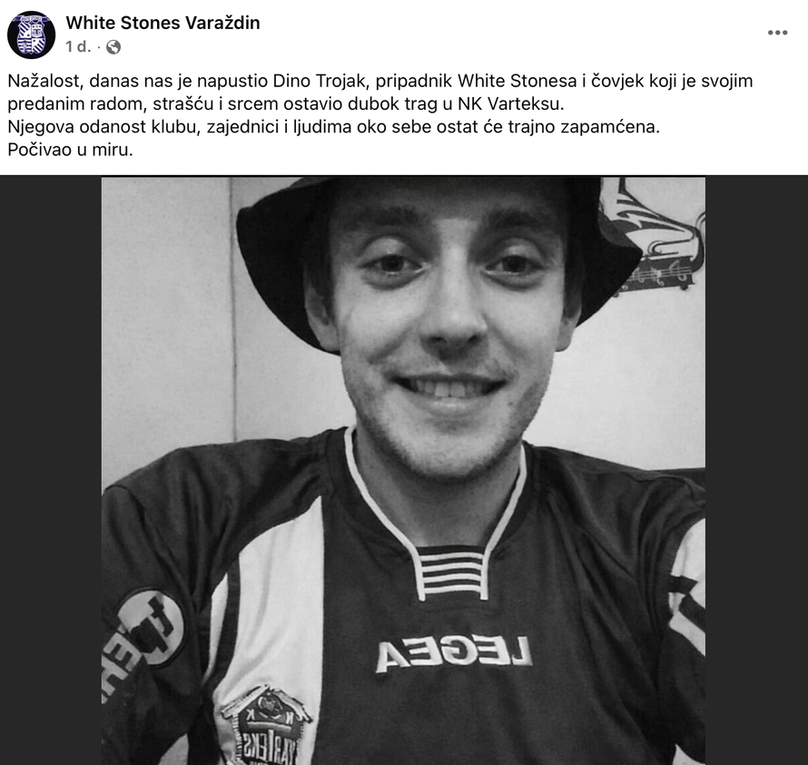 HGSS se oprostio od preminulog člana: Dino je bio vrijedan i predan član, čovjek velikog srca