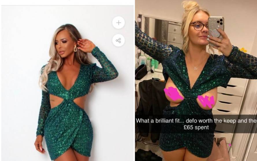 Prodavačica s vulgarnom haljinom