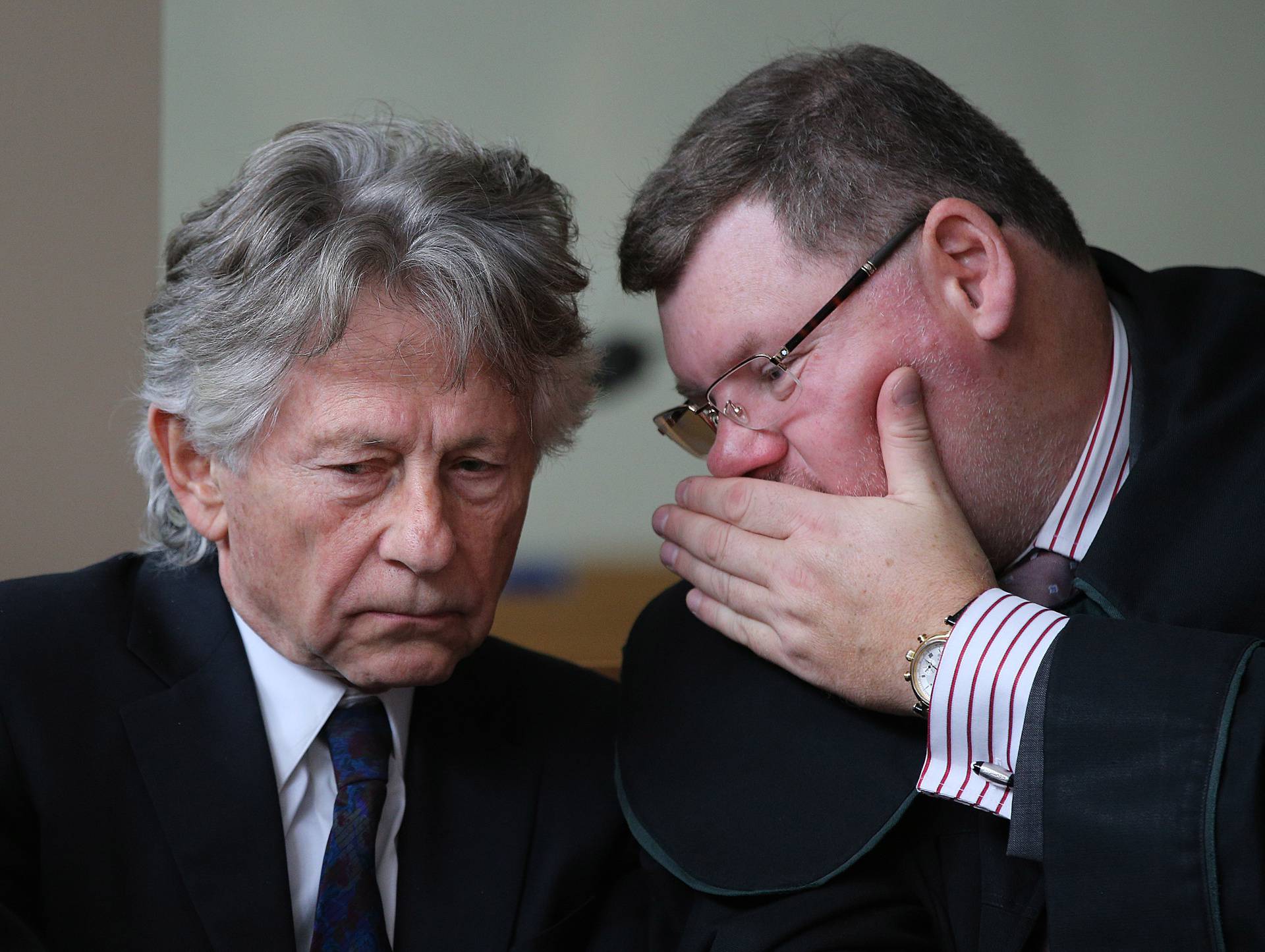 Roman Polanski at a court hearing