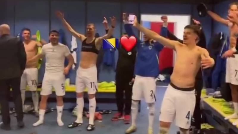 VIDEO 'Miris ljiljana' u Walesu! Svlačionica BiH trešti od Halida