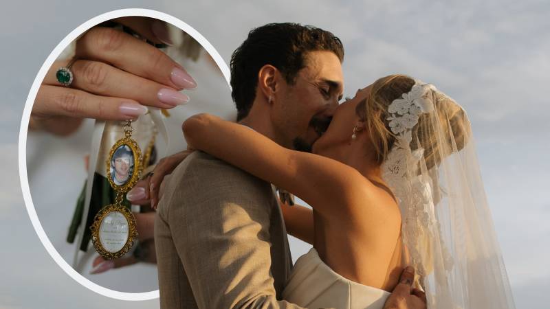 FOTO Nove fotke vjenčanja Kaje i Šime Vrsaljka otkrile emotivnu priču: 'Tata, uvijek ćeš biti tu...'