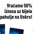 Vraćamo 50% iznosa uz bijele pahulje na Uskrs!