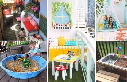 Top 20 ideja kako urediti slatki kutak za mališane - na balkonu
