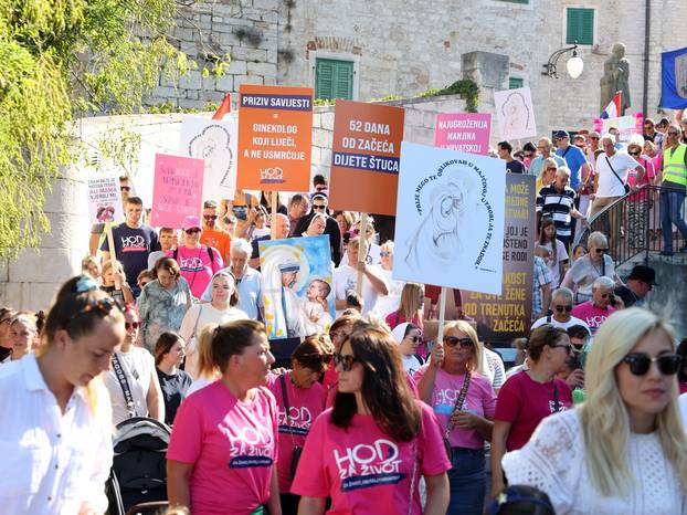 Prvi put u Šibeniku održan Hod za život