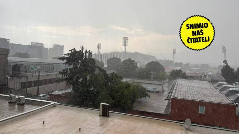 UŽIVO Meteo kaos u Dalmaciji. Padali rekordi, stigla jaka oluja i tuča. Na Čiovu izbio požar