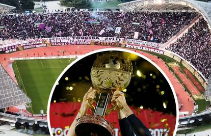 Splićani žele vidjeti trofej: U par sati rasprodali ulaznice za finale Kupa protiv Rijeke na Poljudu!