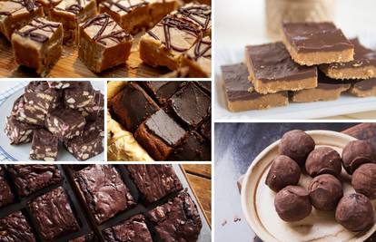 6 zdravih čokoladnih slastica koje se ne peku: Browniesi s lješnjacima, hrskave štangice...