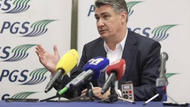 Rijeka: Predsjednicki kandidat Zoran MilanoviÄ sastao se s vodstvom vodstvom PGS-a