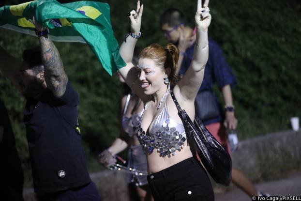 Split: Dolazak partijanera na drugu večer Ultra Europe festivala 2025.