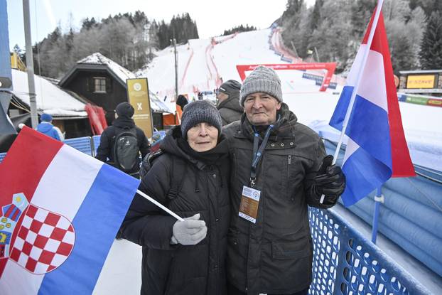 Kranjska Gora: Zrinka Ljutić u ciljnoj ravnini s bakom i djedom