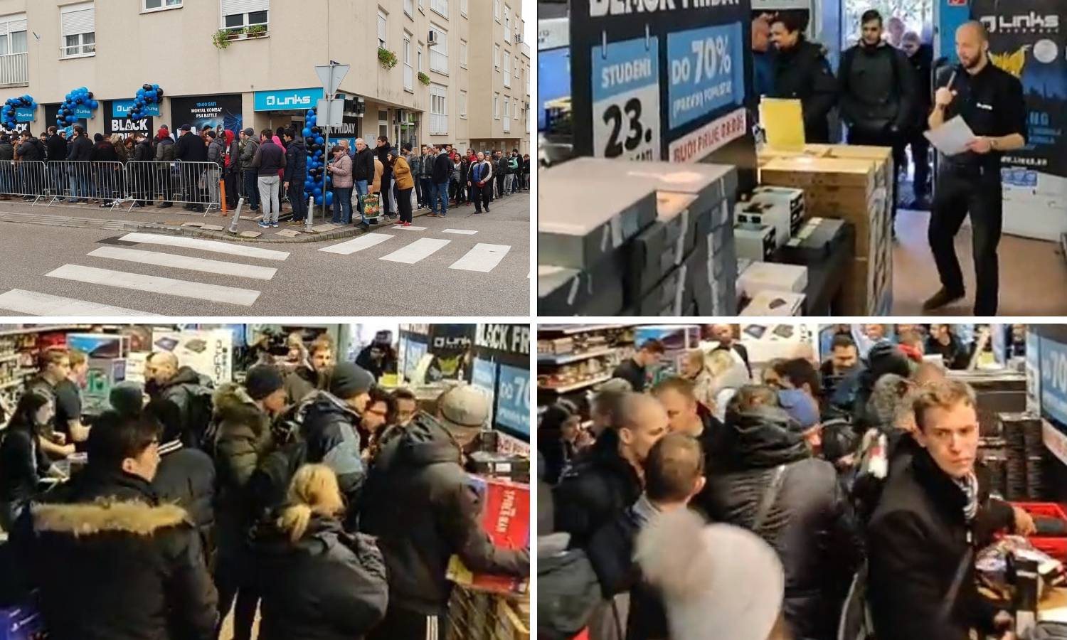 Black Friday ludilo u Zagrebu: U redu zbog jeftinih laptopa...