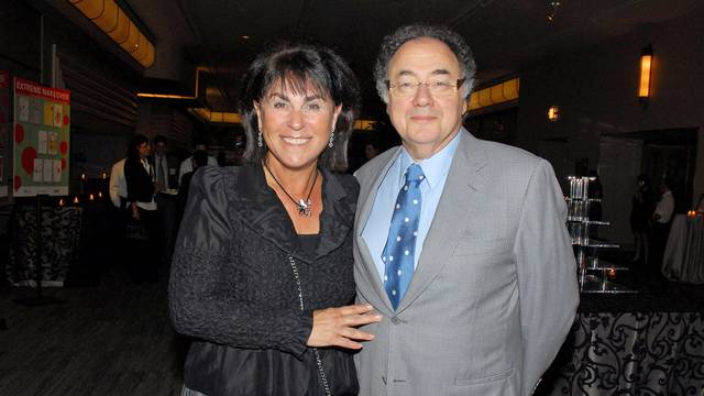 Honey and Barry Sherman, Chairman and CEO of Apotex Inc., are shown at the annual United Jewish Appeal (UJA) fundraiser in Toronto